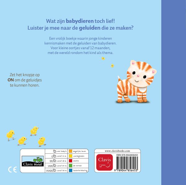 Babydieren - geluidenboekje