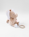 Mini muzikale knuffel olifant  20 cm