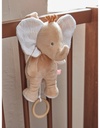 Mini muzikale knuffel olifant  20 cm