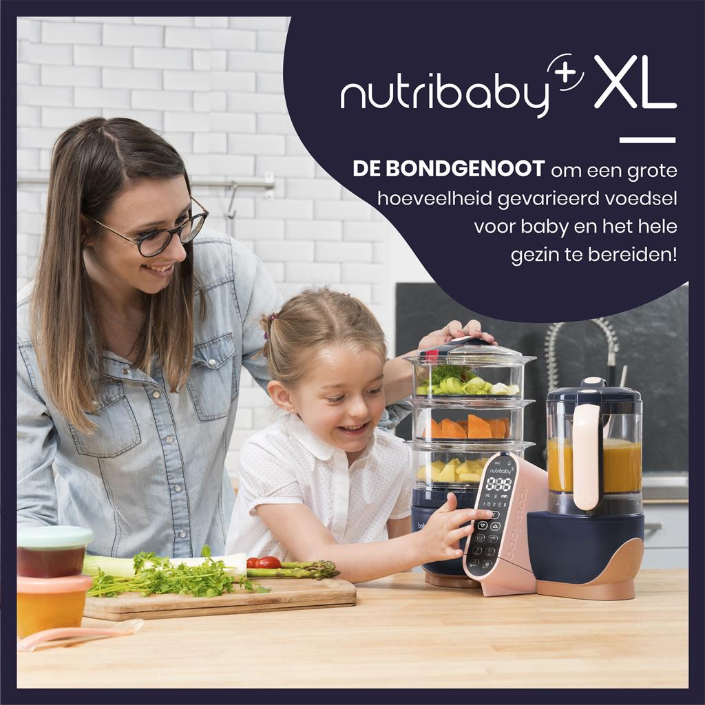 Mixer-stoomkoker nutribaby+ XL