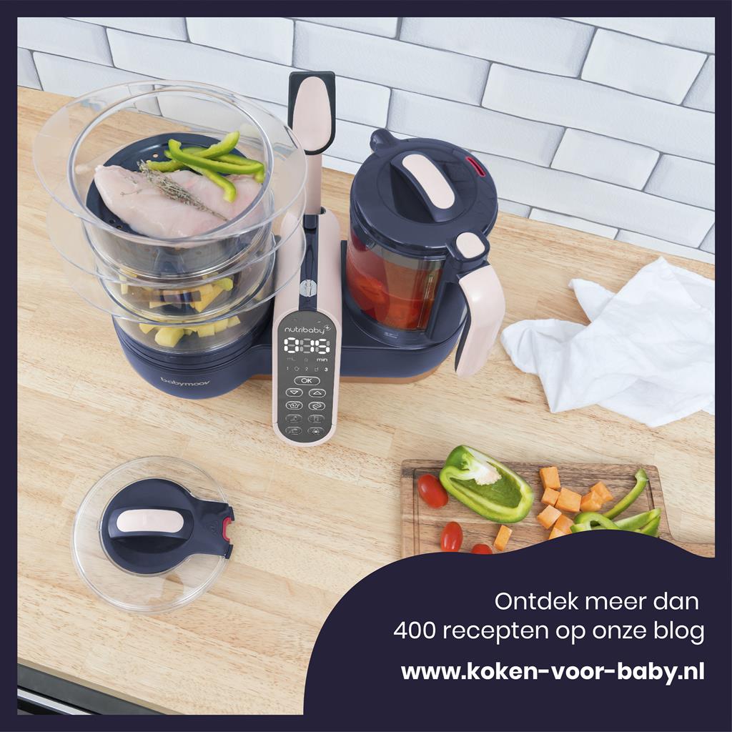 Mixer-stoomkoker nutribaby+ XL