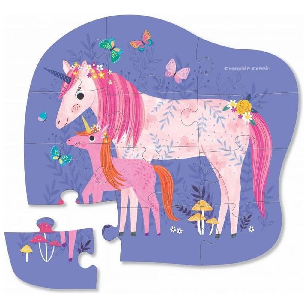 Puzzel mini (12 stuks) unicorn