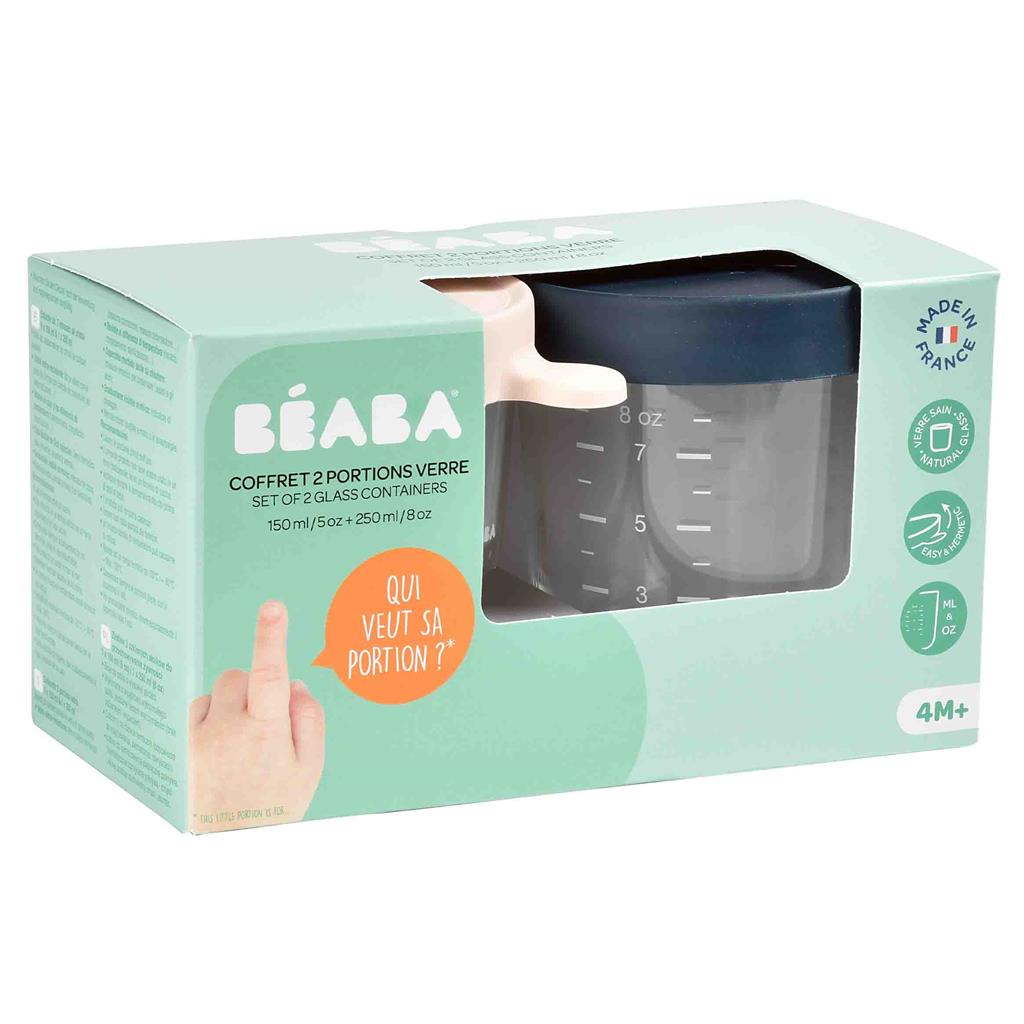 Bewaarpotjes (glas, 150ml + 250ml)