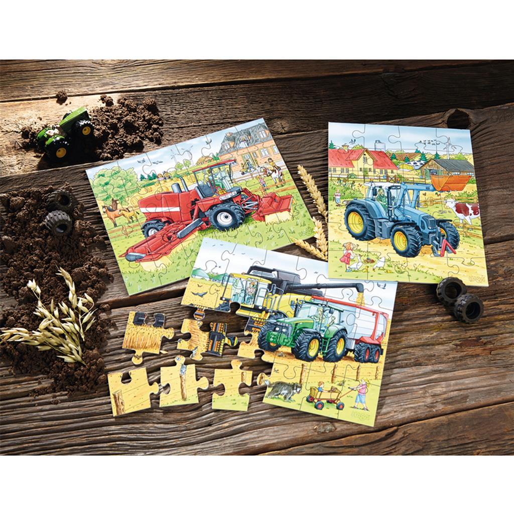 Puzzel: tractor en co