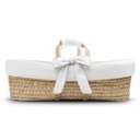 Draagwieg Moses basket Ella ethnic white