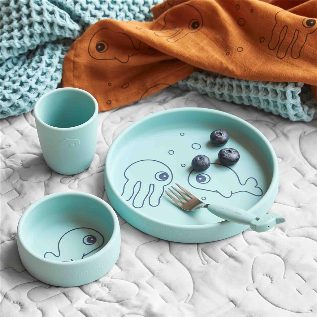 Eetset (silicone) sea friends