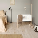 Co-sleeper / wieg (wit/eik)