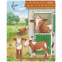 Puzzels: jonge boerderijdieren