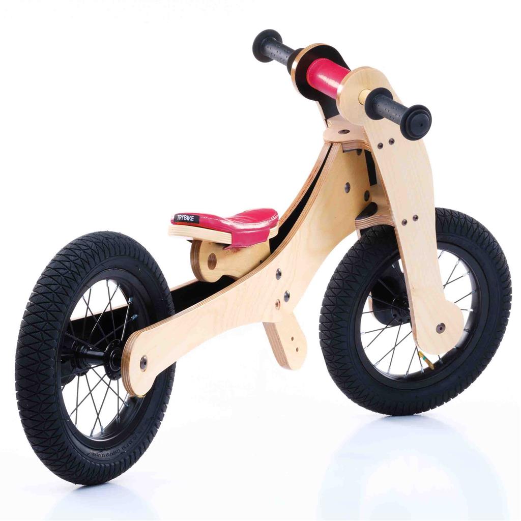 Loopfiets 2-in-1 (hout)