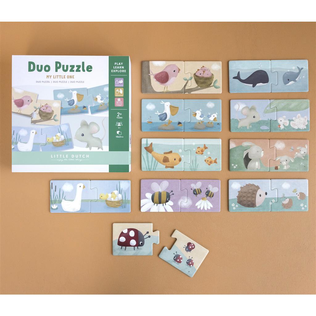 Duo puzzel flowers & butterflies