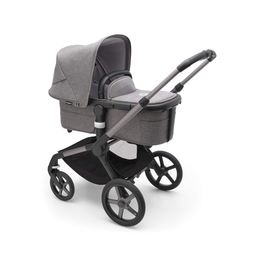 Kinderwagen Fox5(excl.kap)graphite/greymel.