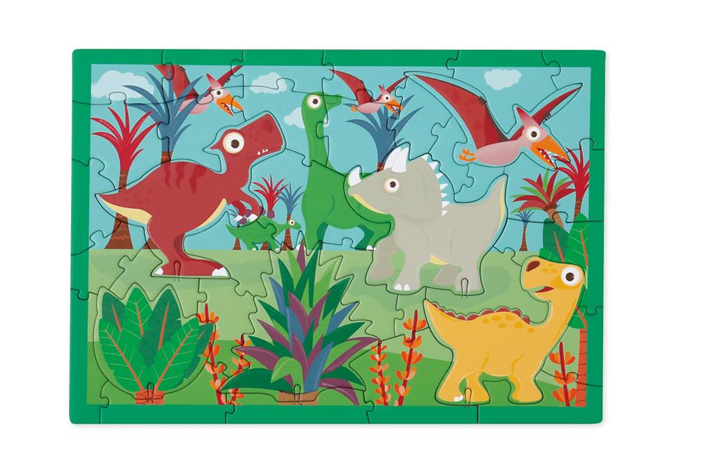 Puzzel 36 stuks dino