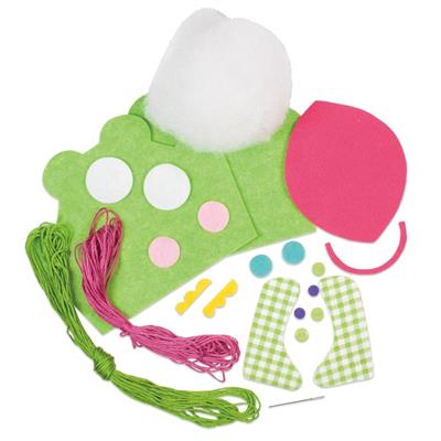 Crafty club: sew a frog