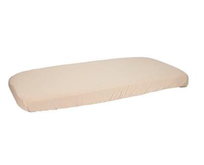 Hoeslaken hydrofiel ledikant Beige