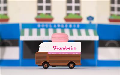 Auto macaron framboise