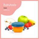 Bewaarpotjes babybols 120ml (4st)