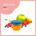 Bewaarpotjes babybols 180ml (6st)