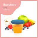 Bewaarpotjes babybols 250ml (6st)