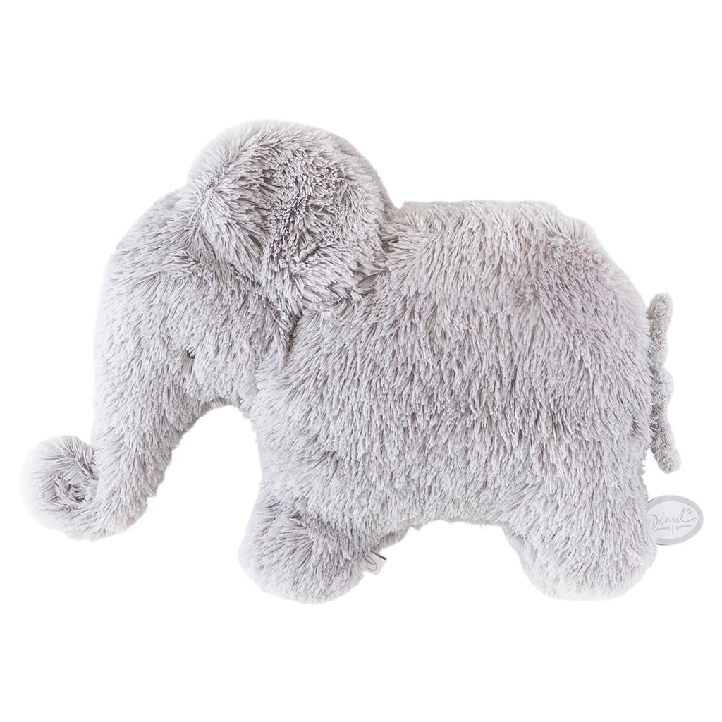 Knuffel olifant Oscar pancake lichtgrijs