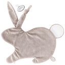 Doudou konijn Emma classic grijsbeige-wit