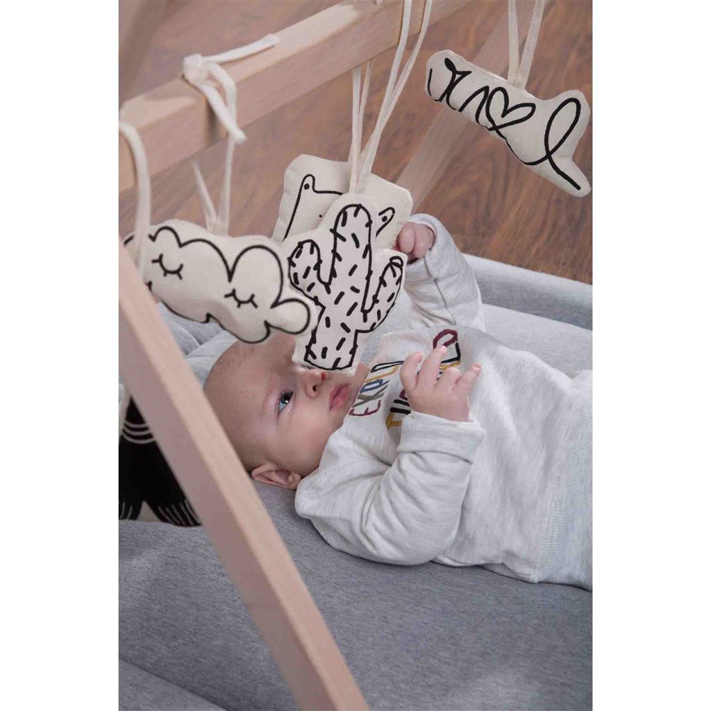 Baby gym figuurtjes in canvas (set/5)