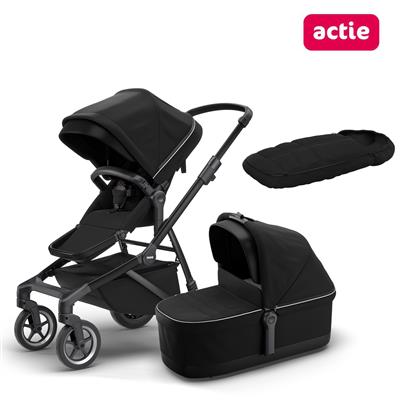 Kinderwagen sleek (incl. reiswieg)