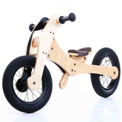 Loopfiets 2-in-1 (hout)