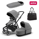 Kinderwagen sleek (incl. reiswieg)