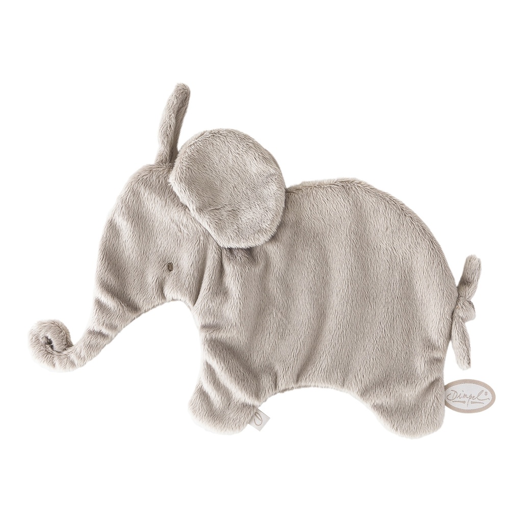 Pacifier cloth elephant Oscar gray beige