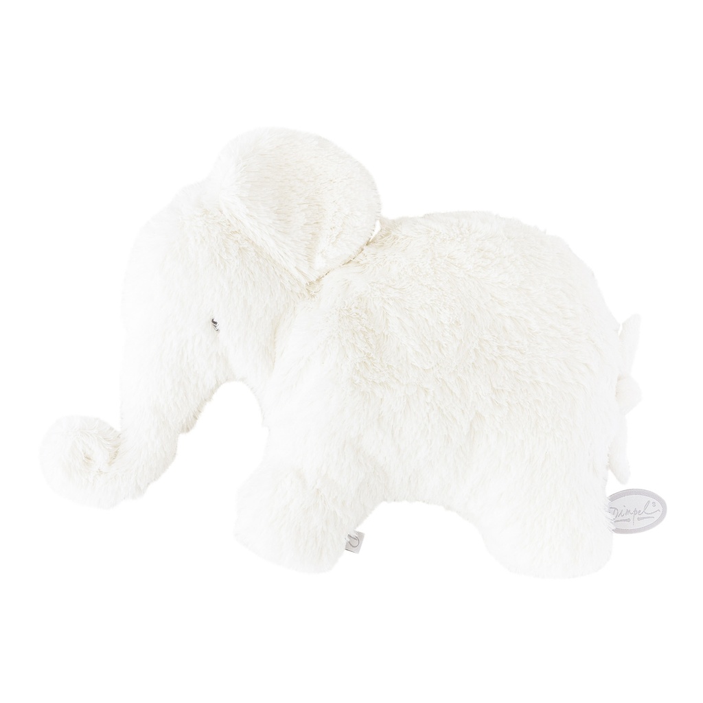 Peluche éléphant Oscar crêpe blanche