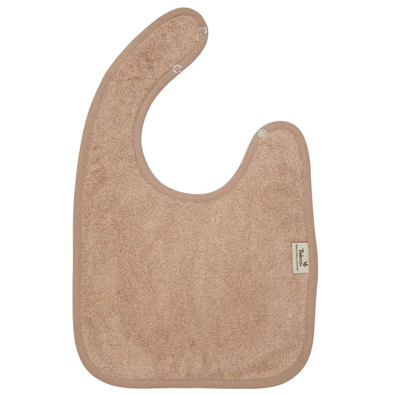 Bib with push button