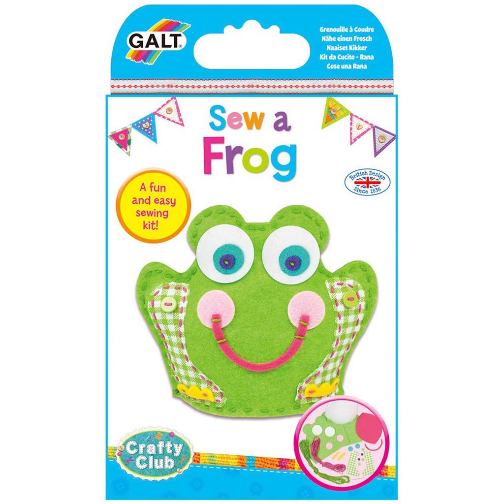 Crafty club: sew a frog