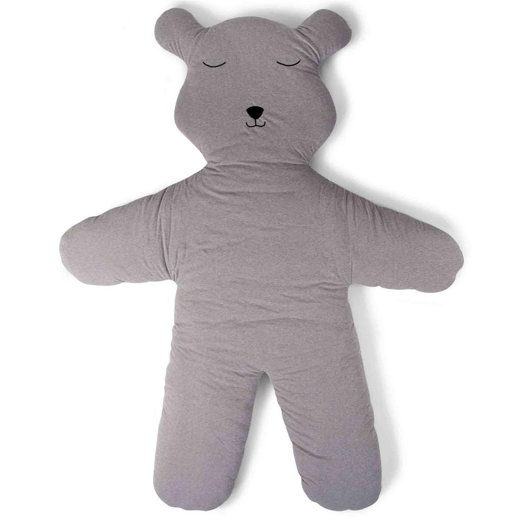 *Speelmat 150cm teddy bear (jersey grey)