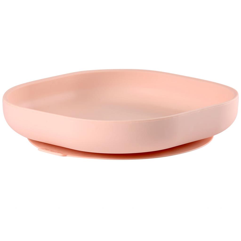 Plate with suction cup silicone