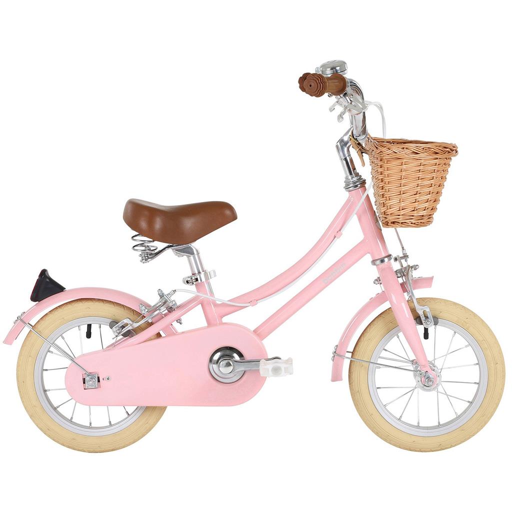 Fiets 12" gingersnap (incl mandje+wieltjes)