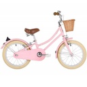 Fiets 16" gingersnap (incl mandje+wieltjes)