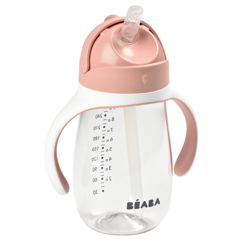 Drinkbeker met rietje 300ml