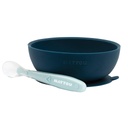 Eating set (silicone, bowl + spoon)