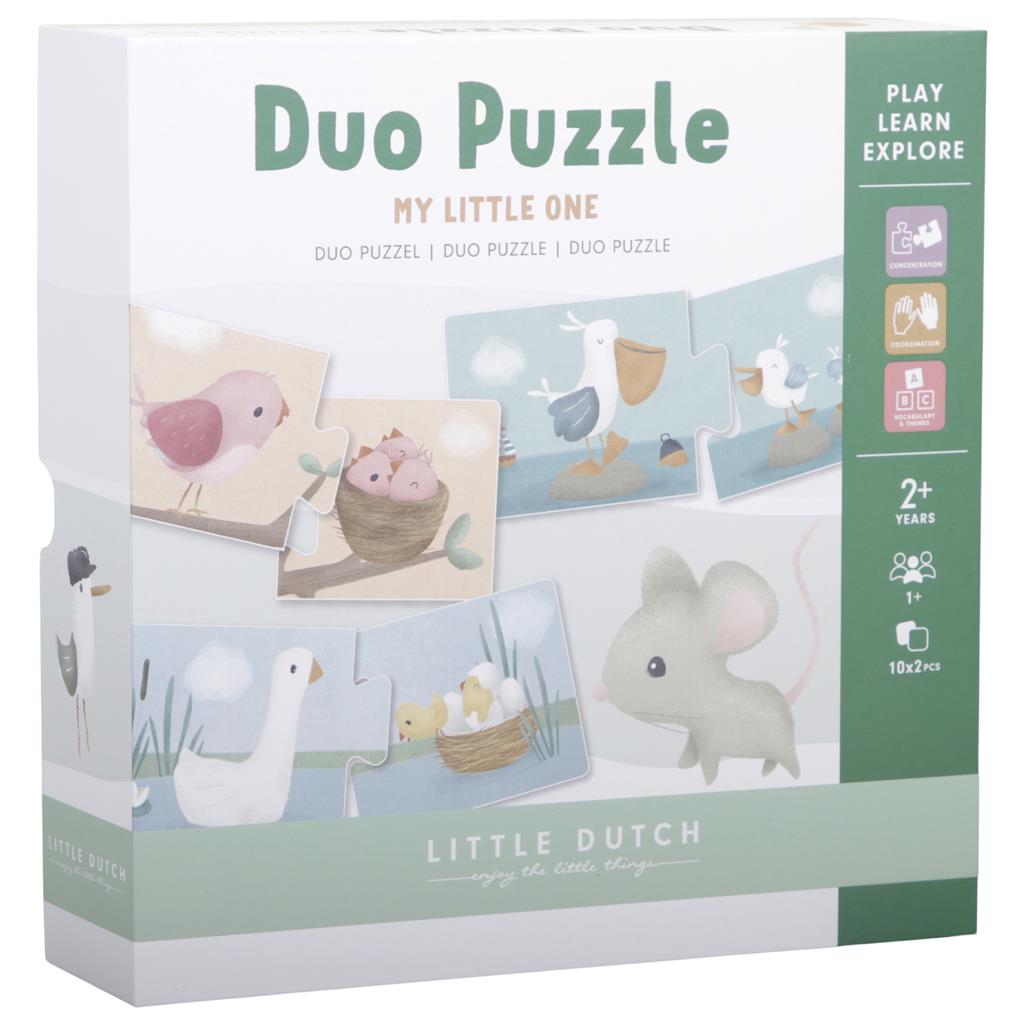 Duo puzzel flowers & butterflies