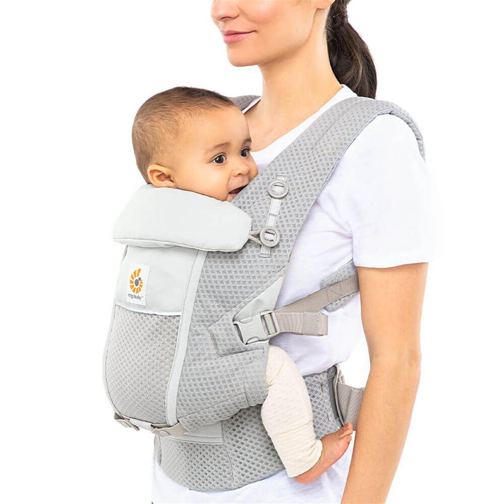 Porte-bébé adaptable en maille souple