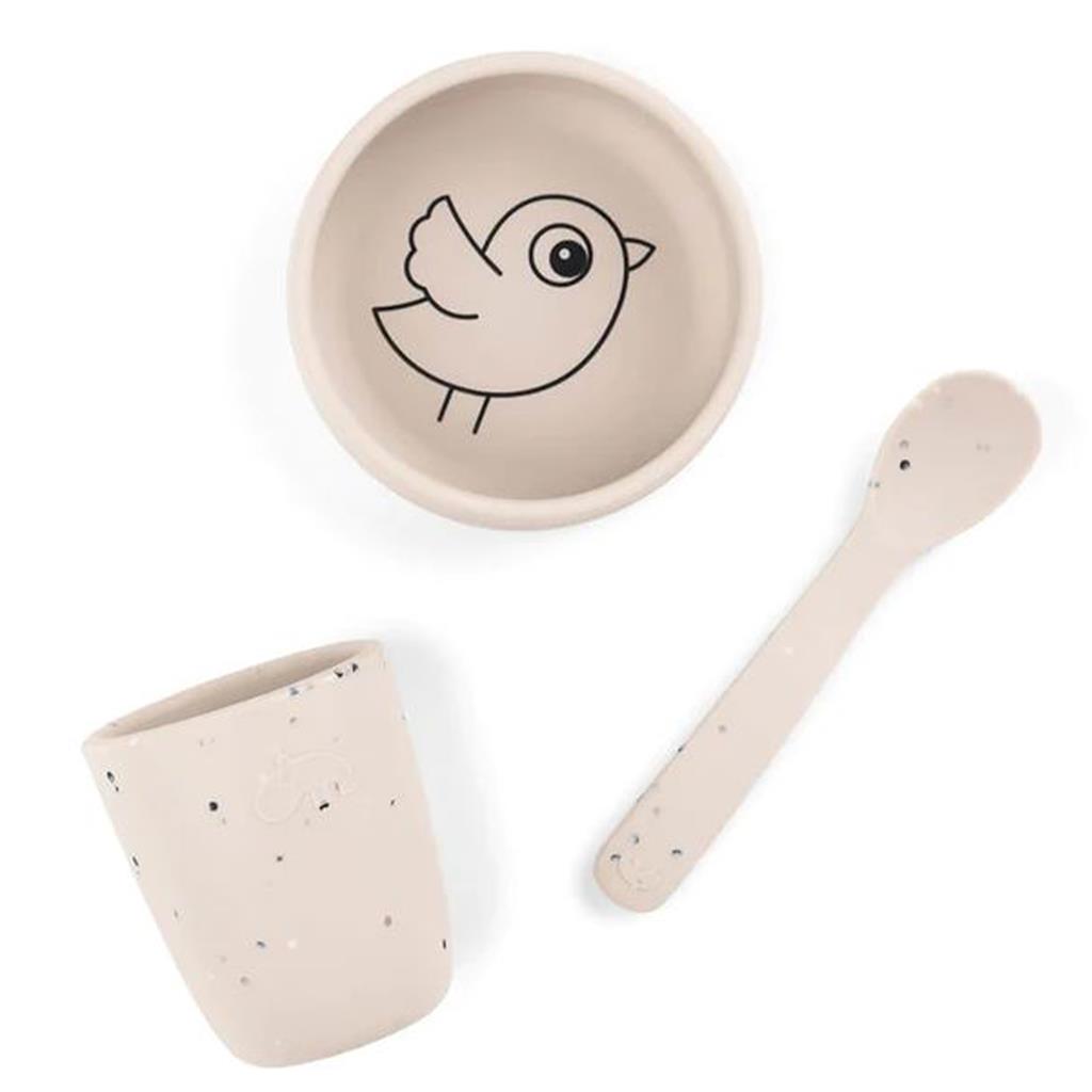 Ensemble de salle à manger (silicone) Birdee