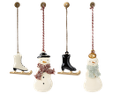 Metalen ornament set - winter wonderland