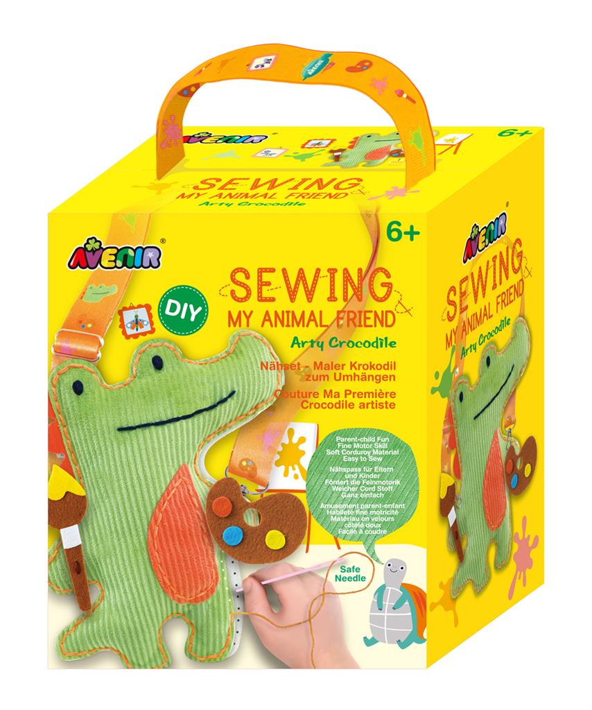 Sewing kit crocodile the painter