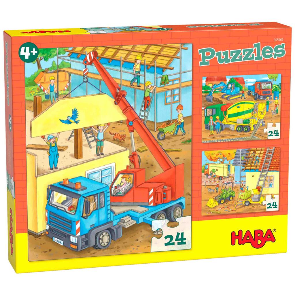 Puzzels: op de bouwplaats