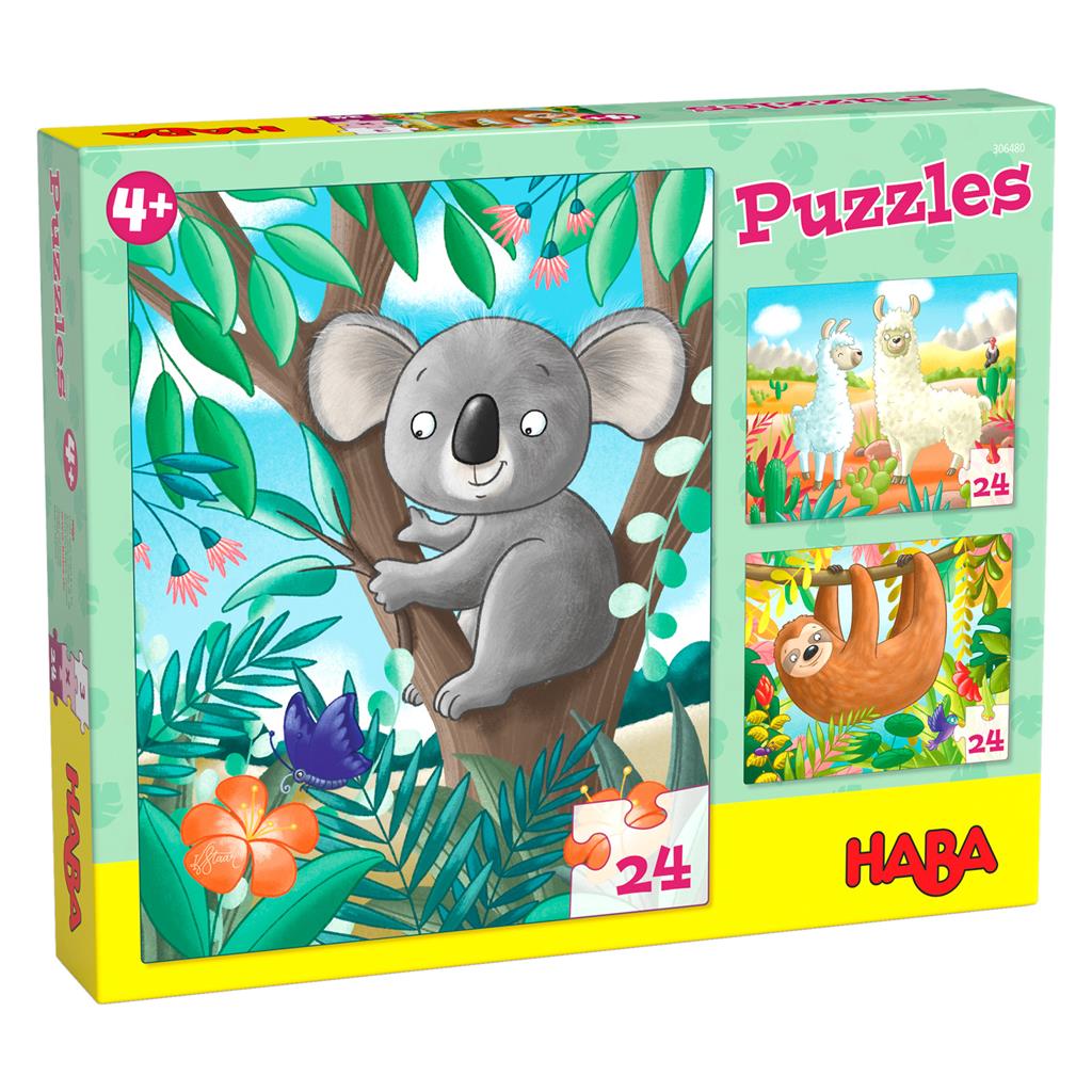 Puzzels: koala, luiaard & co