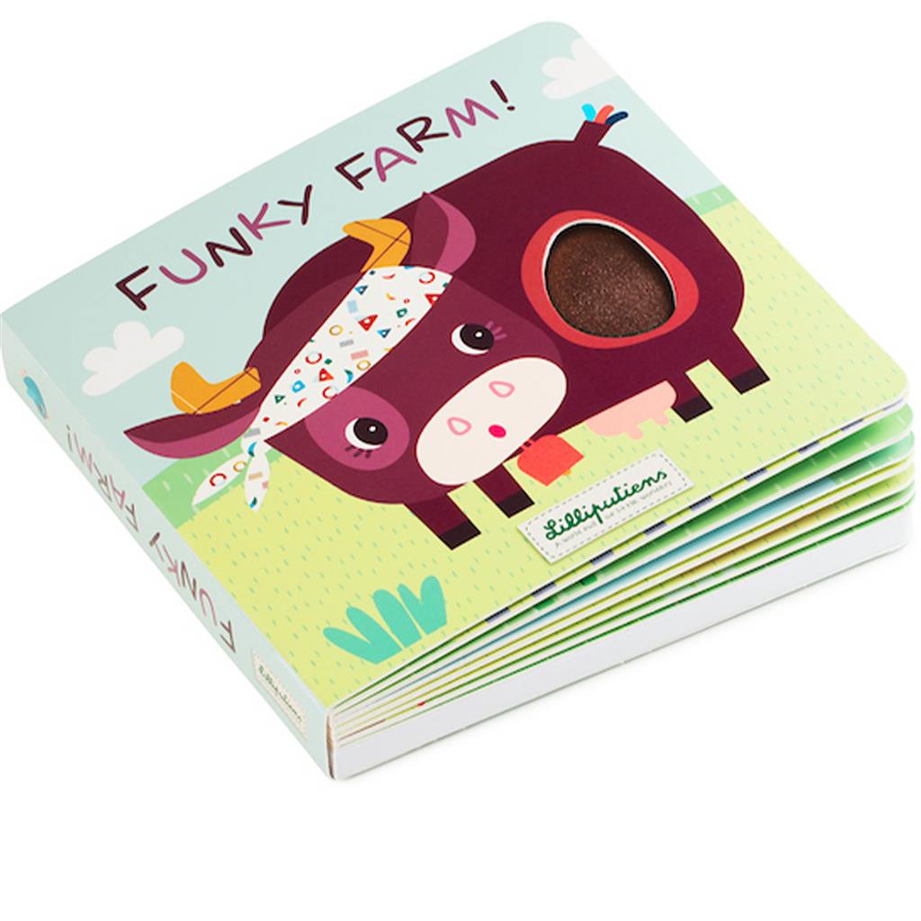 Livre de sentiments avec sons funky farm