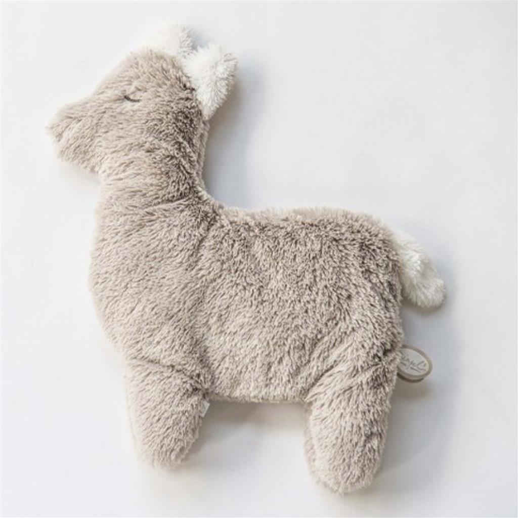 Soft toy (pancake) alpaca Lulu