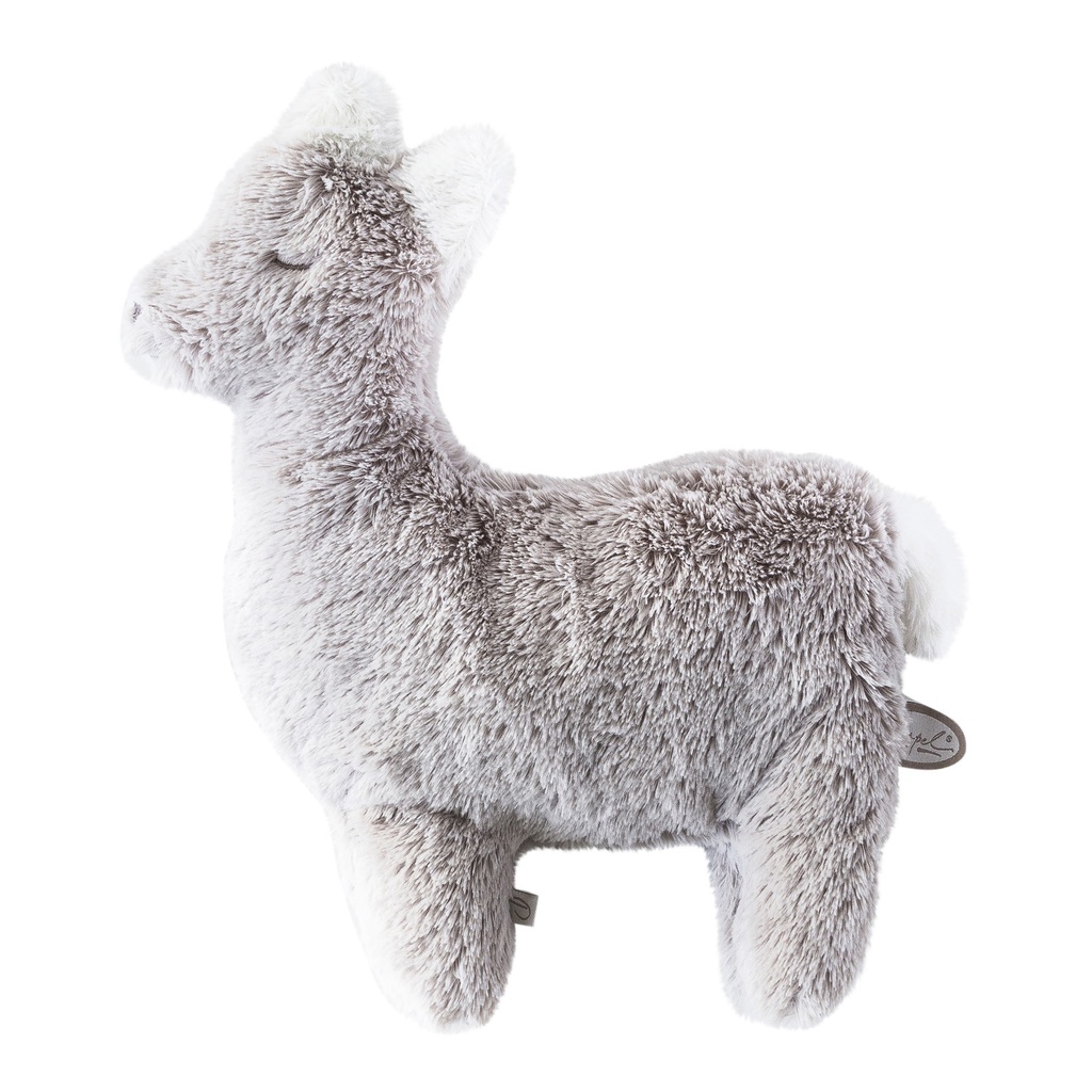 Soft toy (pancake) alpaca Lulu