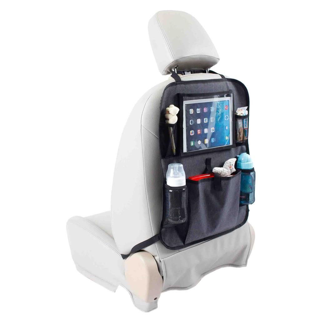 Tablet car seat organizer