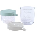 Bewaarpotjes (glas, 150ml + 250ml)